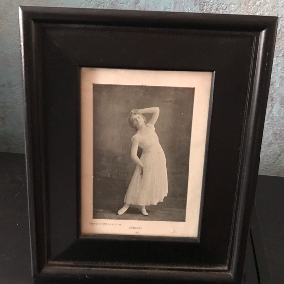 Other - Antique Photo of Girl Performing “Remorse” Framed